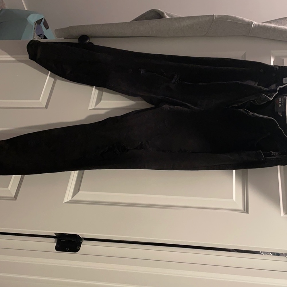 Torrid size 22T black distressed jeans